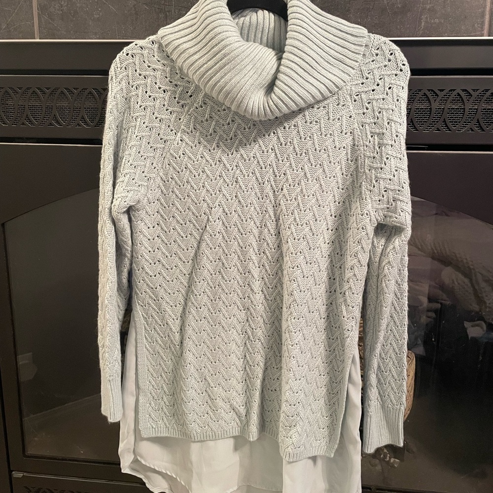 Ricki's Light Mint Green Cowl Neck Sweater